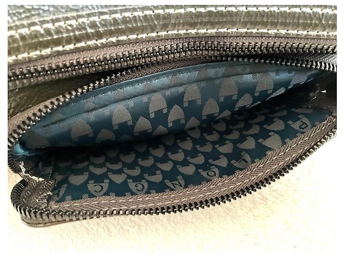 Longchamp Lackleder Clutch Dunkelbraun - Ansicht 13