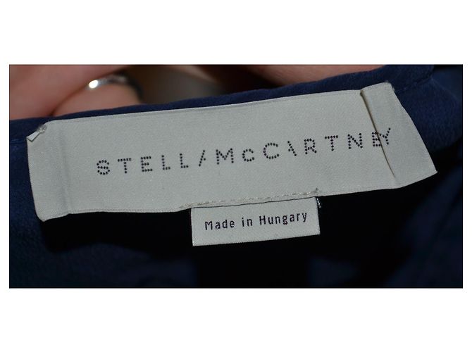 Stella Mc Cartney Abito Stella McCartney blu navy in seta Blu scuro - vista 4