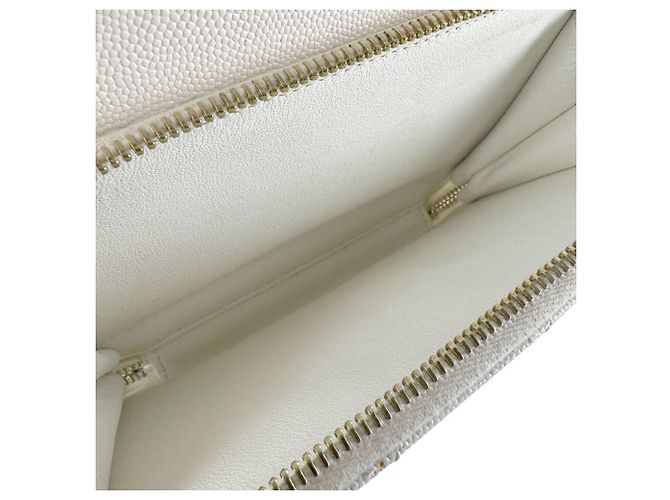 Chanel Ivory Grained Calfskin Backpack Cream - view 6
