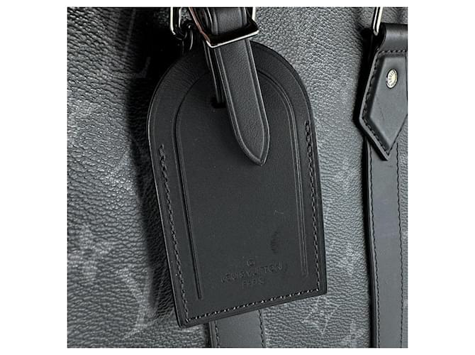 Borsa Louis Vuitton Monogram Eclipse Marrone Nero Monogramma - vista 12