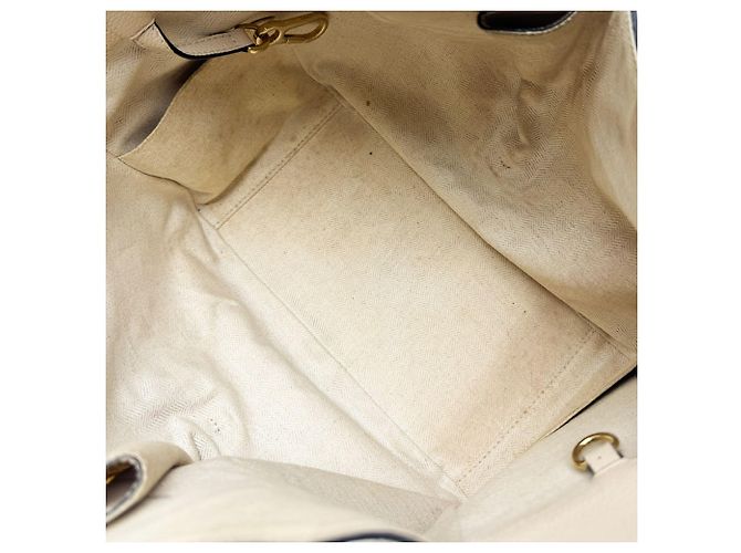 Borsa a tracolla in pelle Loewe Hammock Crudo - vista 5