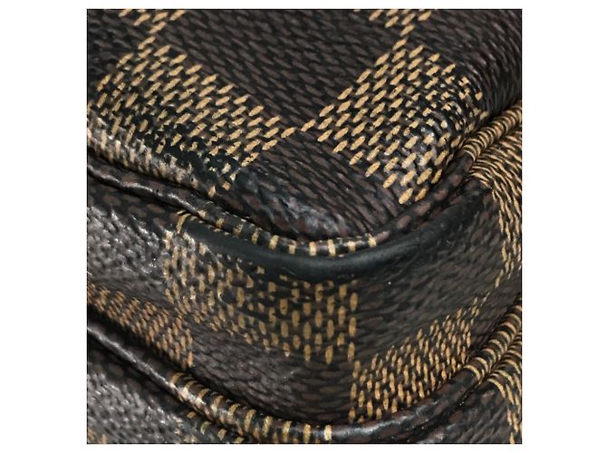 Borsa Louis Vuitton Damier Naviglio Marrone Damier ebene - vista 2