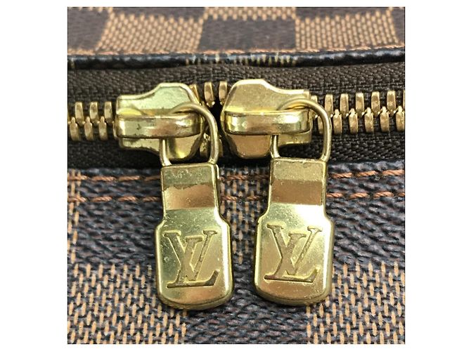 Borsa Louis Vuitton Damier Naviglio Marrone Damier ebene - vista 5