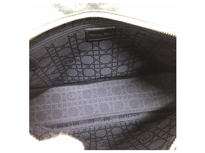 Borsa Christian Dior Lady Dior Cannage Medium Blu - vista 10