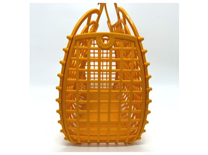 Borsa Baguette Fendi Arancione - vista 2