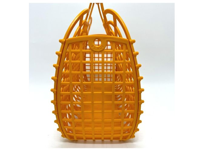 Borsa Baguette Fendi Arancione - vista 3
