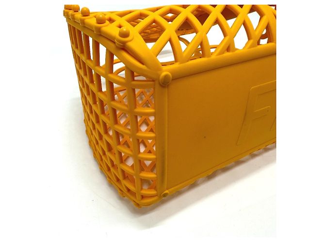 Borsa Baguette Fendi Arancione - vista 6