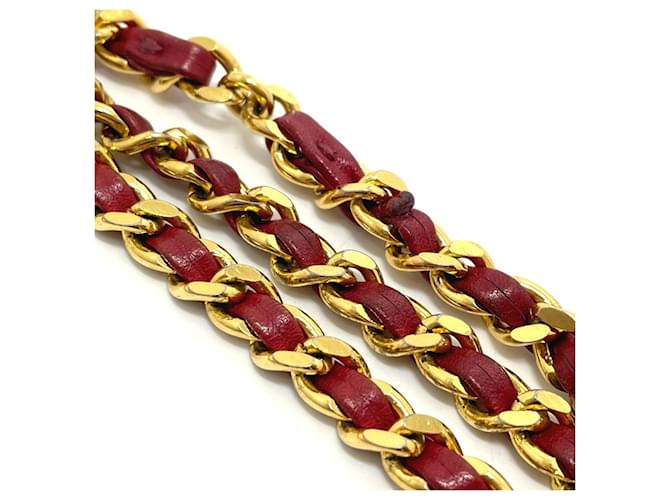 Pochette Chanel CC Coco Mark Chain Rosso - vista 12