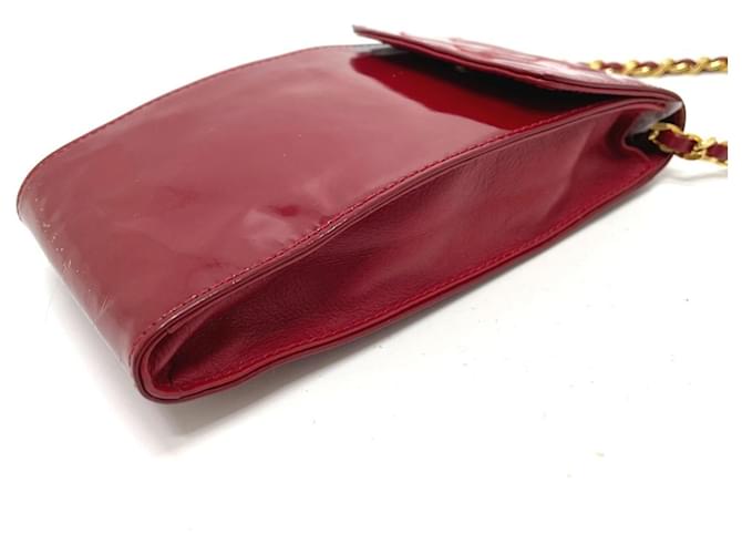 Pochette Chanel CC Coco Mark Chain Rosso - vista 3