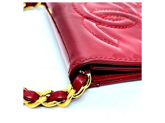Pochette Chanel CC Coco Mark Chain Rosso - vista 7