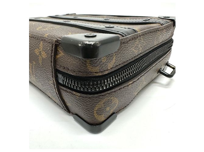 Borsa a Spalla Louis Vuitton Monogram Macassar Marrone - vista 6