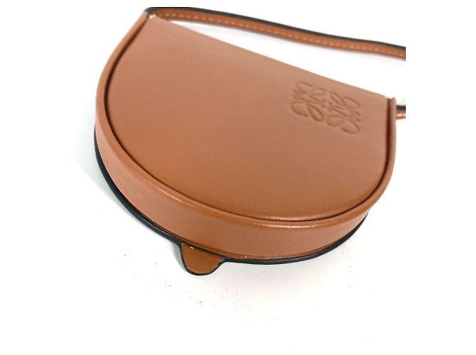 Monedero de piel marrón Loewe Castaño - vista 5