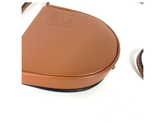 Monedero de piel marrón Loewe Castaño - vista 6