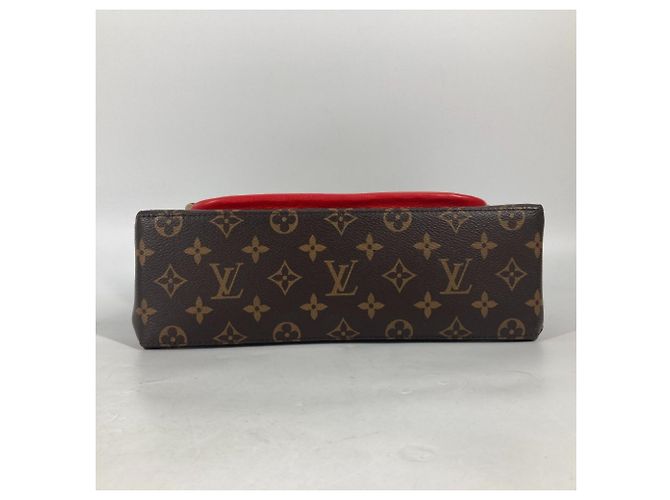 Borsa Louis Vuitton Monogram Marignan in rosso Coquelicot - vista 4