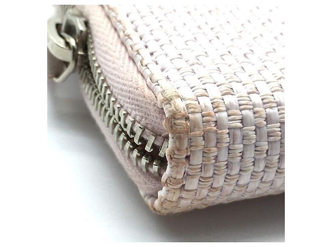Chanel Deauville Long Wallet in Pink Tweed and Leather - view 2