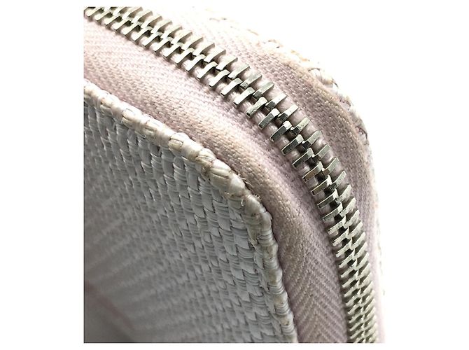 Chanel Deauville Long Wallet in Pink Tweed and Leather - view 3