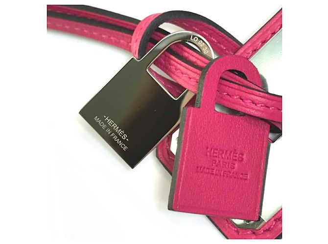 Hermès Collar con colgante Hermes O'Kelly GM Plata Rosa - vista 2