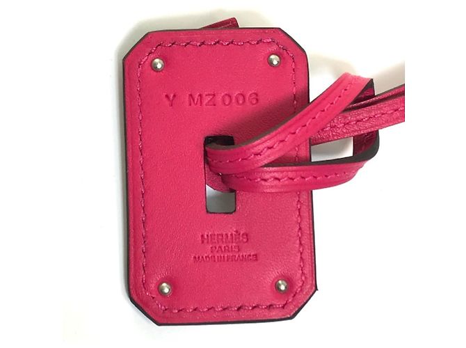 Hermès Collar con colgante Hermes O'Kelly GM Plata Rosa - vista 3