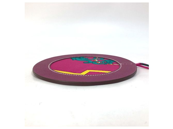 Hermès Charm per borsa Hermes Petit H in viola Porpora - vista 3