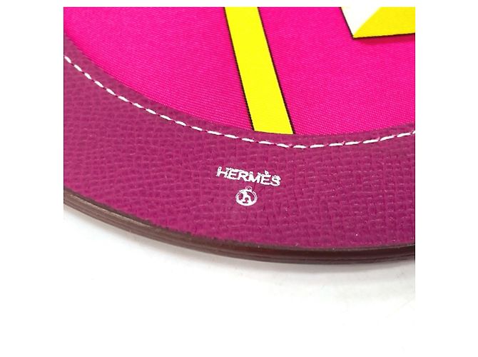 Hermès Charm per borsa Hermes Petit H in viola Porpora - vista 6