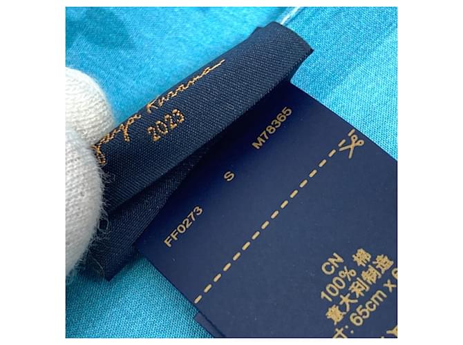 Set Monogram Bandana Louis Vuitton Blu chiaro - vista 11
