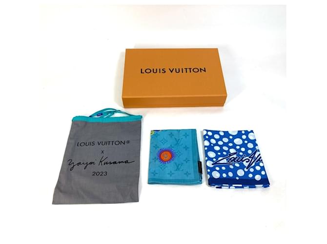 Set Monogram Bandana Louis Vuitton Blu chiaro - vista 12