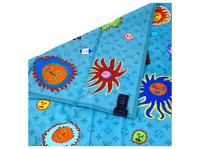 Set Monogram Bandana Louis Vuitton Blu chiaro - vista 9