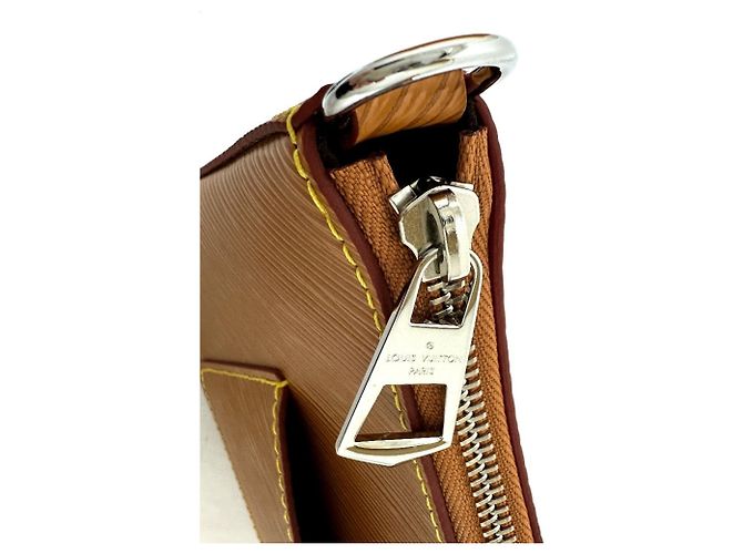 Borsa a Spalla Louis Vuitton Epi Monogram Marel Marrone - vista 6