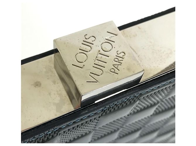 Borsa Louis Vuitton Damier Vernis Ange GM Verde scuro - vista 5
