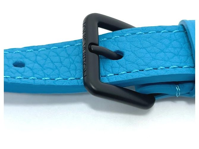 Borsa a tracolla Louis Vuitton Monogram Empreinte Triangle Blu - vista 9