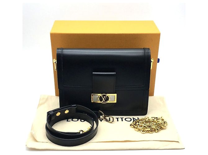 Borsa a tracolla in pelle di vitello Louis Vuitton Nero - vista 12