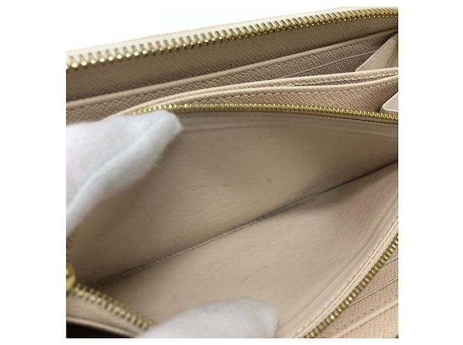 Portafoglio Zippy Monogram Giant Louis Vuitton Bianco Arancione - vista 10