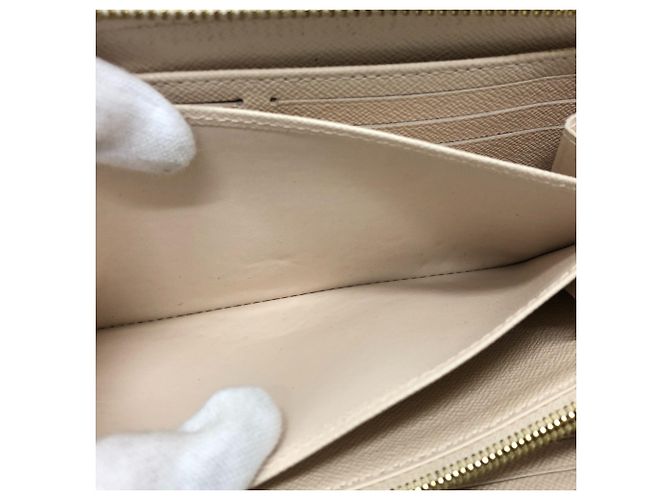 Portafoglio Zippy Monogram Giant Louis Vuitton Bianco Arancione - vista 13