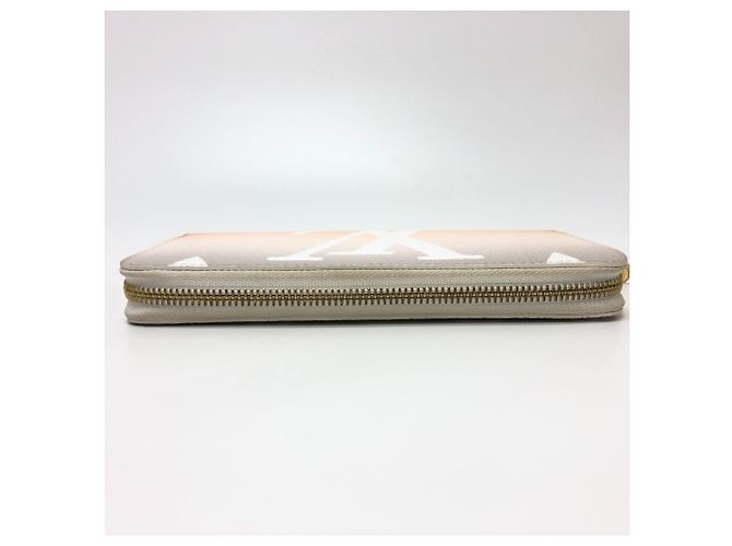 Portafoglio Zippy Monogram Giant Louis Vuitton Bianco Arancione - vista 2