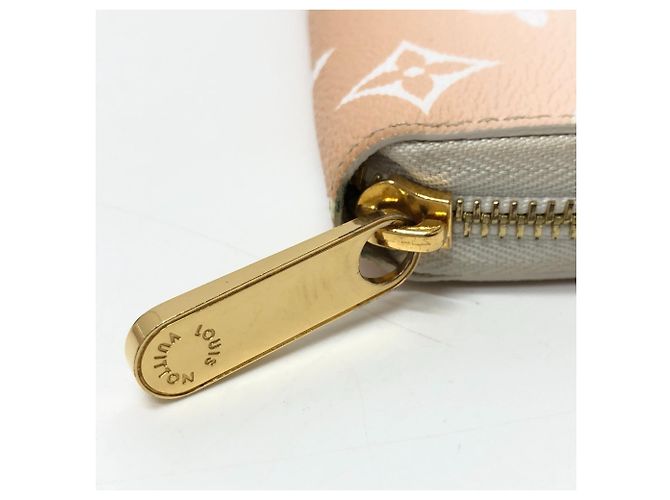 Portafoglio Zippy Monogram Giant Louis Vuitton Bianco Arancione - vista 4