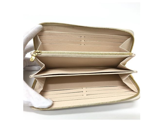 Portafoglio Zippy Monogram Giant Louis Vuitton Bianco Arancione - vista 7