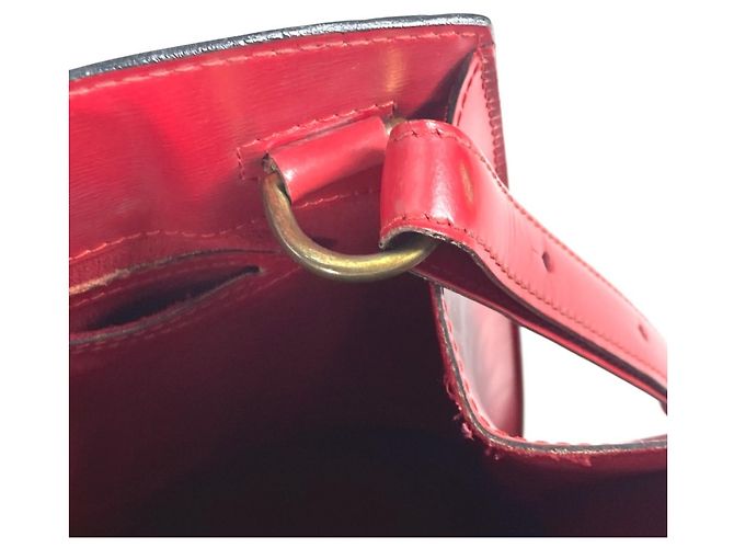 Borsa a Spalla Louis Vuitton Epi Cluny Rosso - vista 13