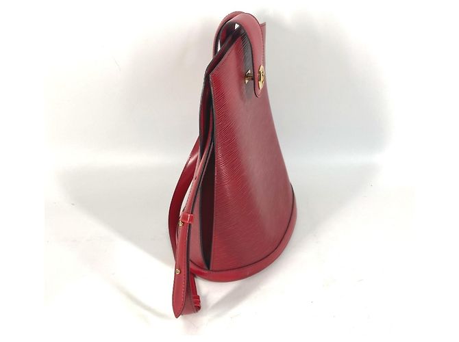 Borsa a Spalla Louis Vuitton Epi Cluny Rosso - vista 2