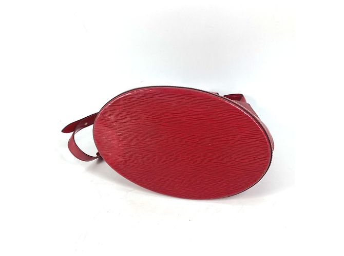Borsa a Spalla Louis Vuitton Epi Cluny Rosso - vista 3