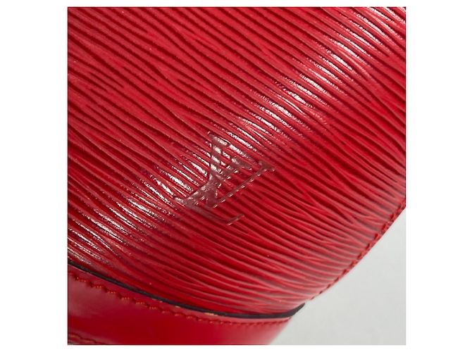 Borsa a Spalla Louis Vuitton Epi Cluny Rosso - vista 6