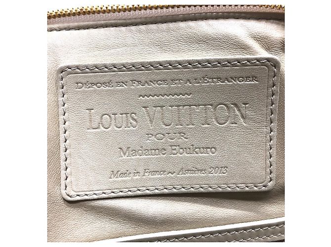 Borsa Boston in pelle Louis Vuitton Bianco - vista 12