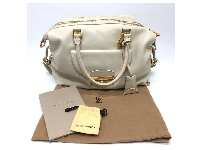 Borsa Boston in pelle Louis Vuitton Bianco - vista 13