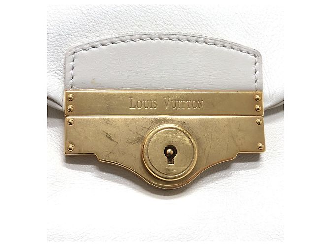 Borsa Boston in pelle Louis Vuitton Bianco - vista 8