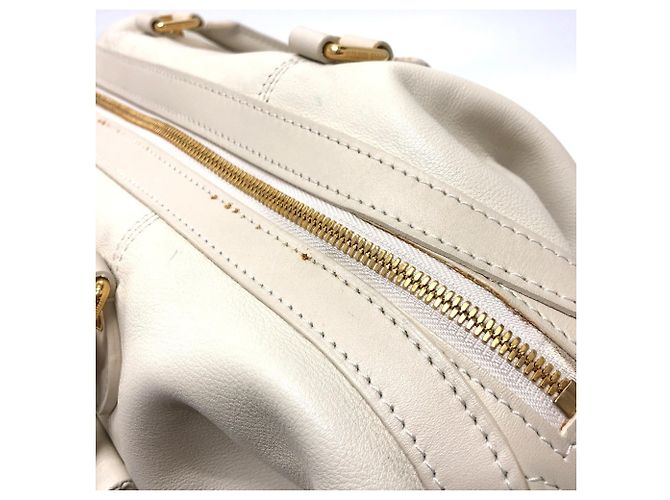 Borsa Boston in pelle Louis Vuitton Bianco - vista 9