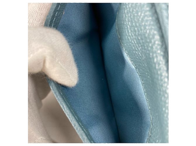 Portafoglio bi-fold in pelle Valentino Blu - vista 10