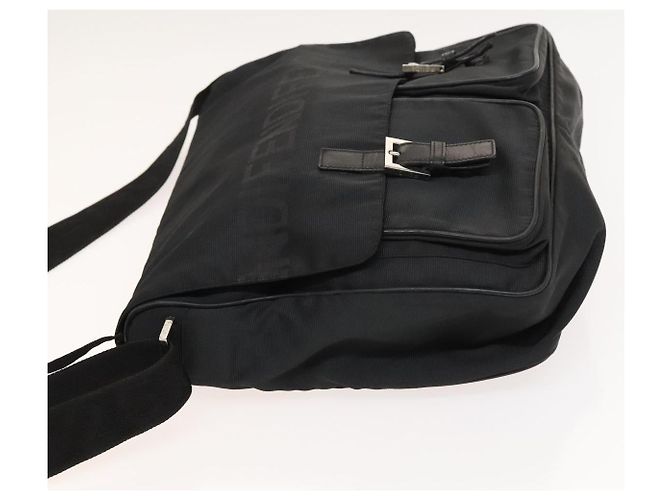 Fendi Vintage Nylon Nero - vista 4