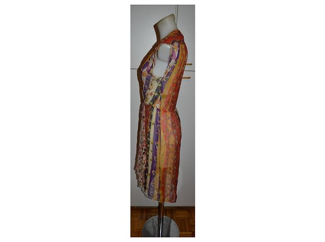 Vestido corto Diane von Furstenberg Multicolor Dorado - vista 2