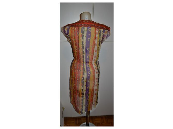 Vestido corto Diane von Furstenberg Multicolor Dorado - vista 3