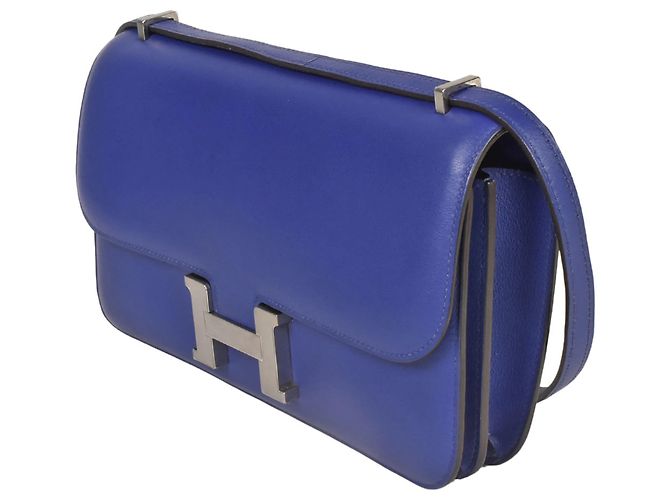 Hermès Hermes Constance 3 Elan Schultertasche Blau - Ansicht 2