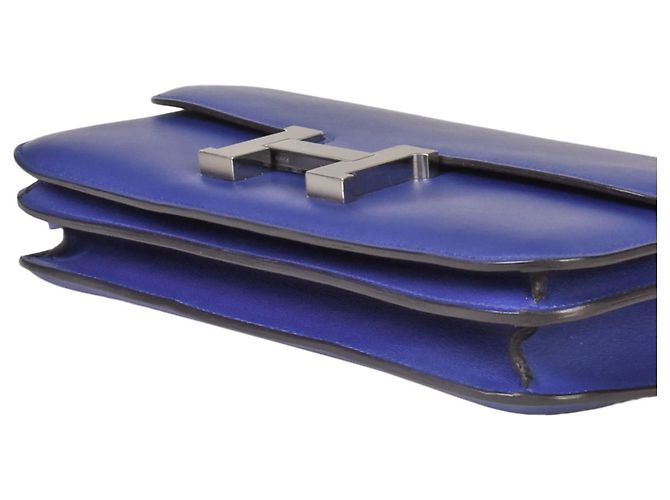Hermès Hermes Constance 3 Elan Schultertasche Blau - Ansicht 4